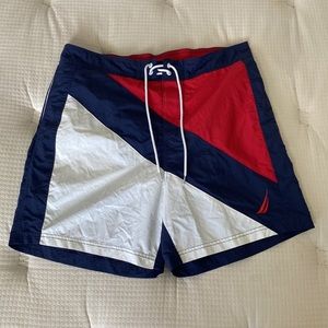 ✅Men Nautica Trunk Swimming Shorts Size L